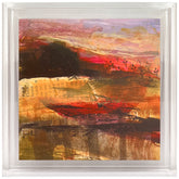 Rugged VIII - High Resolution Giclee Printed Canvas Framed in Contemporary Clear Acrylic Frame